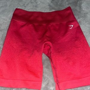 Gymshark pink ombré shorts